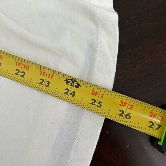 Dolcezza Sequin Logo Scoop Neck Cold Shoulder Top Size Small - Picture 10 of 11